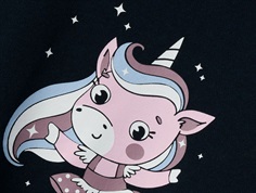 Name It sweatshirt dark sapphire med ballerina